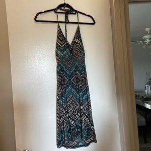 Halter style mini dress size medium